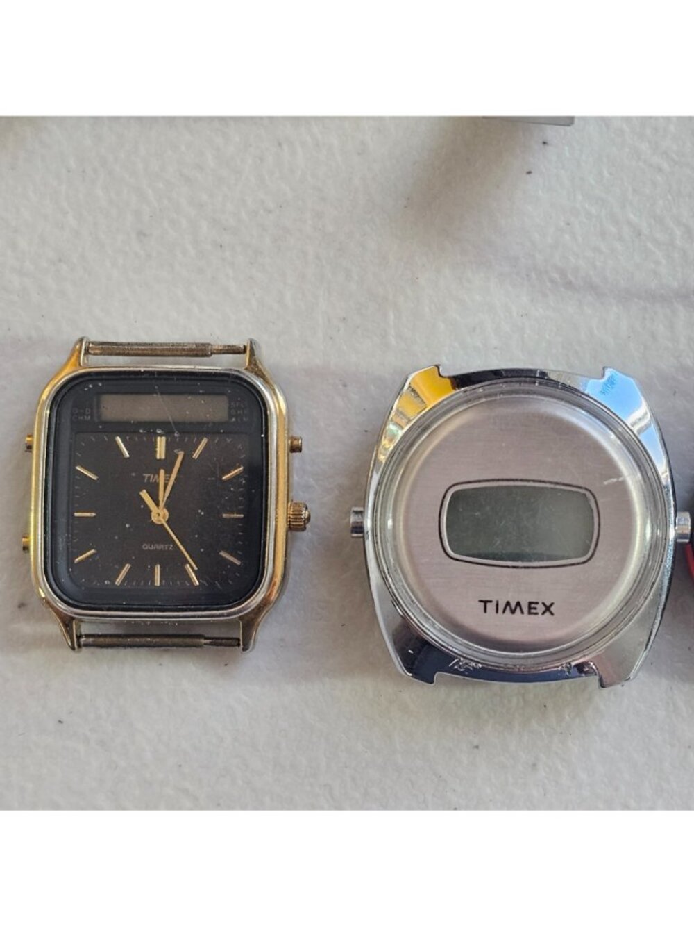 Lot 6 Vintage Timex Digital Quartz Watches Triathlon 8-Lap H Cell Type T Parts - Picture 5 of 13